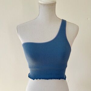 Spiritual Gangster One-Shoulder Top